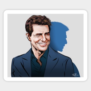 Tom Cruise - An illustration by Paul Cemmick Sticker